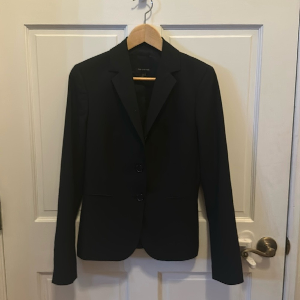 Black pin stripe jacket